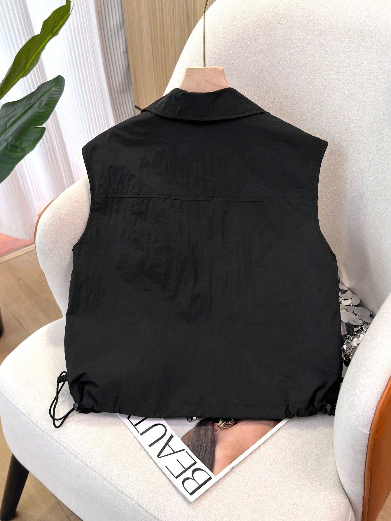Plus-Size Casual Sleeveless Tank Top