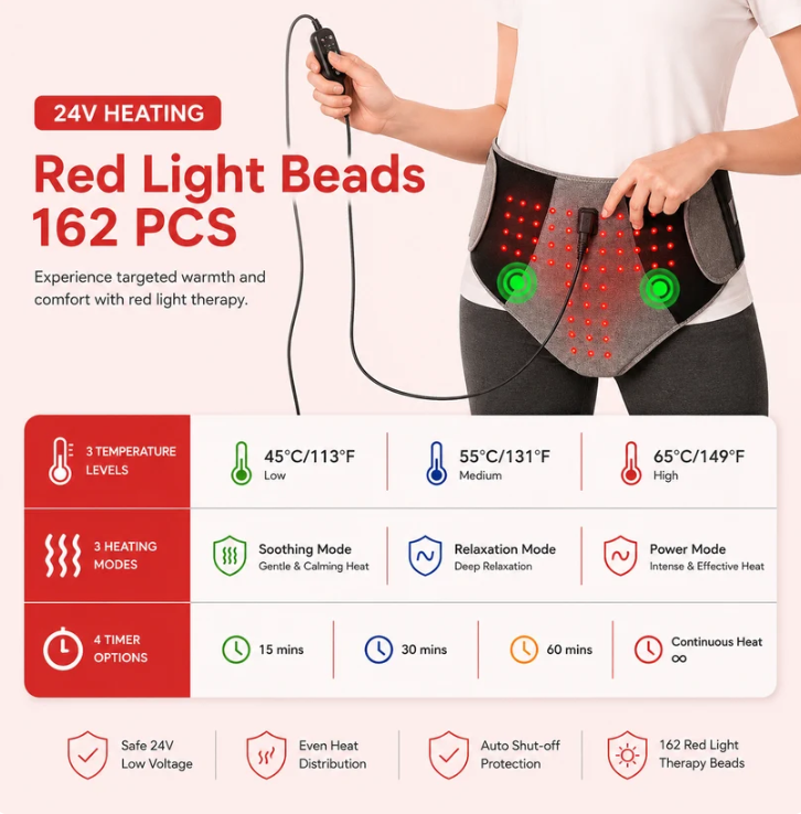 Red Light & Heating Pad