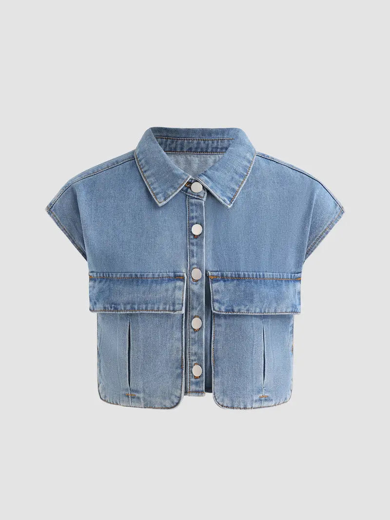Bohemian Denim Vest