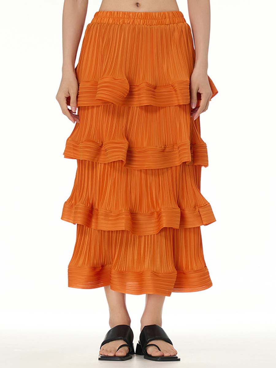 Pleated Fashion Elegant Skirt
