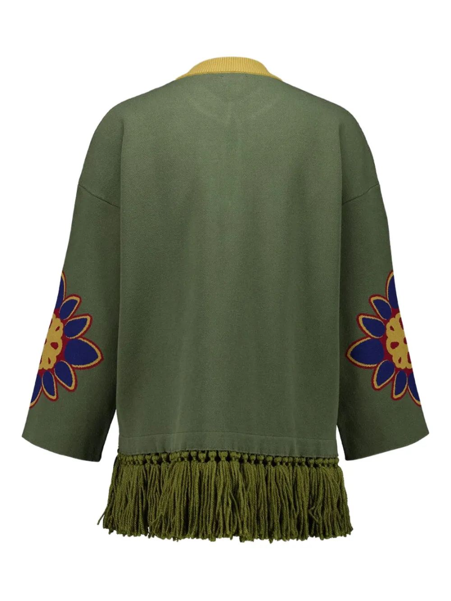Knit Fringed Top