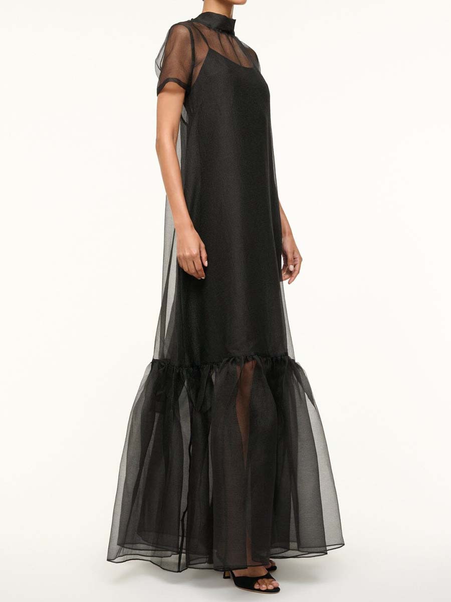 Mesh Backless Two-piece Dress