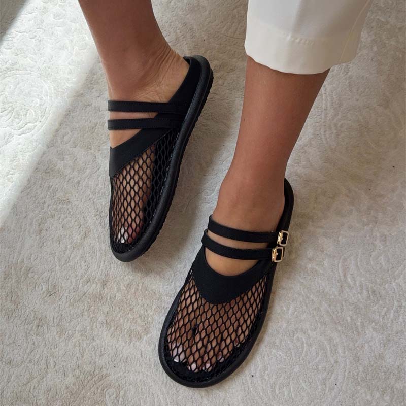 Flat Mesh Breathable Shoes