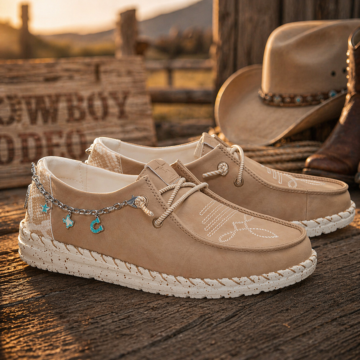 Women's Wendy Funk Houston Rodeo Slip-Ons