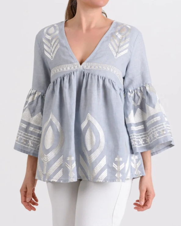 Casual Breezy Printed Blouse