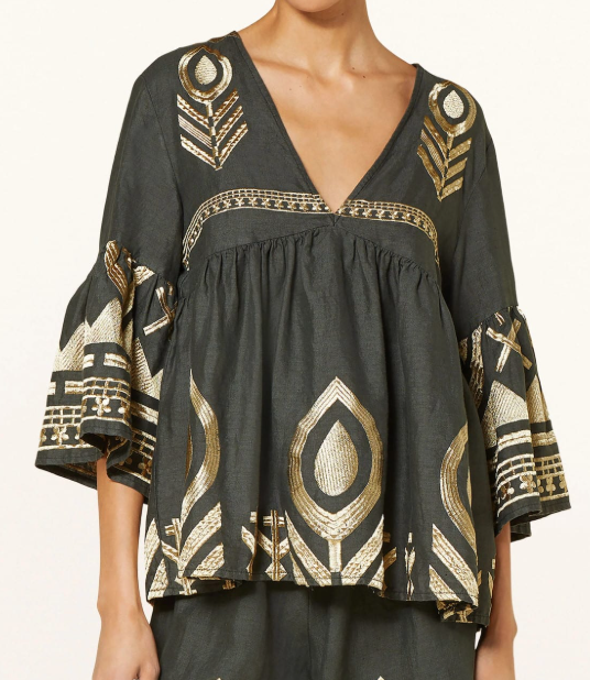 Casual Breezy Printed Blouse