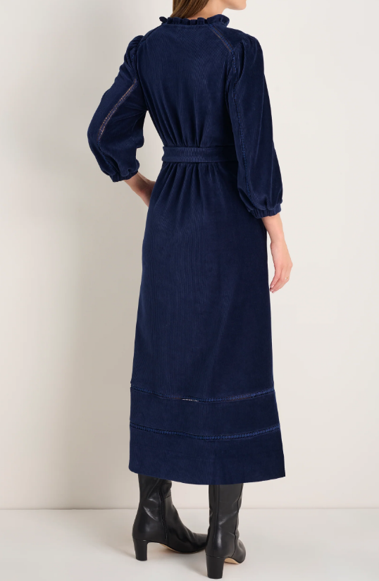 Classy Velvet Midi Dress
