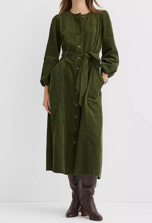 Chic Corduroy Dress