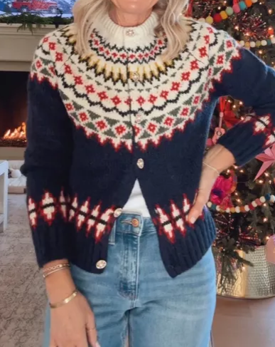 Chic Fair Isle Sweater