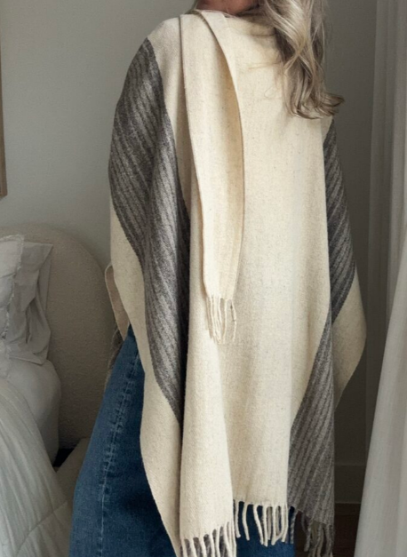 Chill Statement Wool Cape