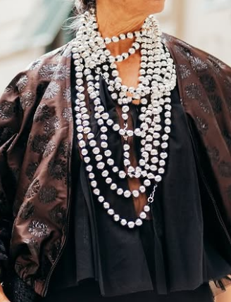 Stylish Long Bead Necklace