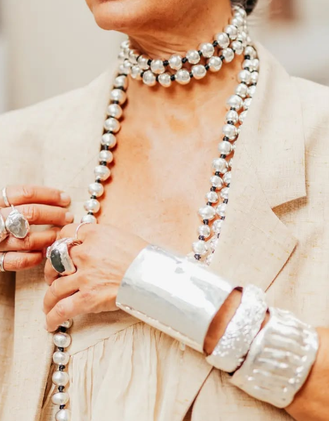 Stylish Long Bead Necklace