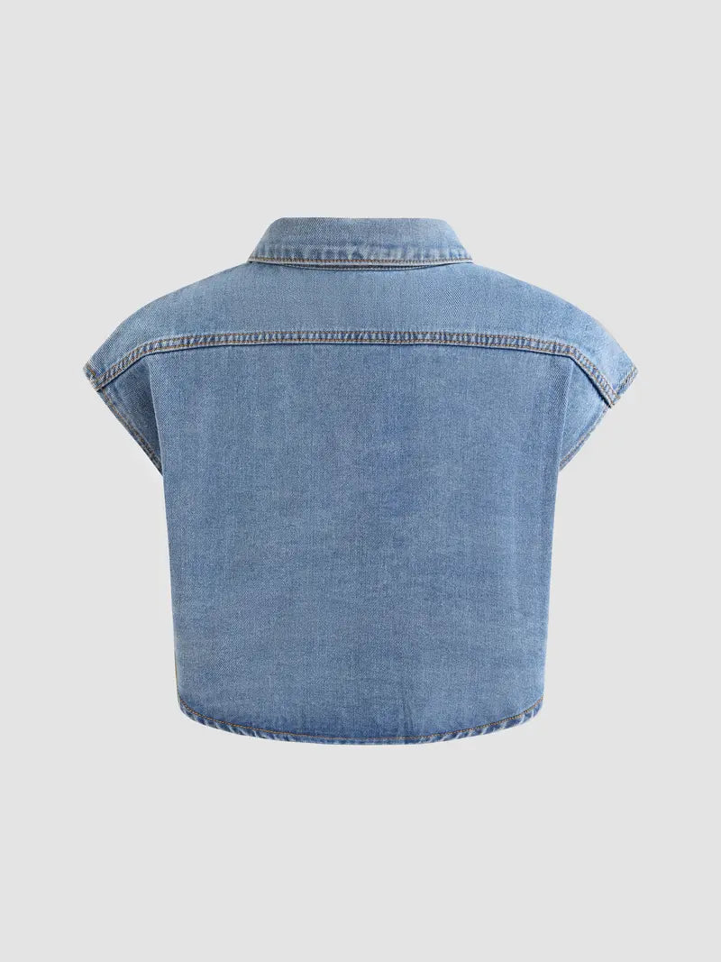 Bohemian Denim Vest