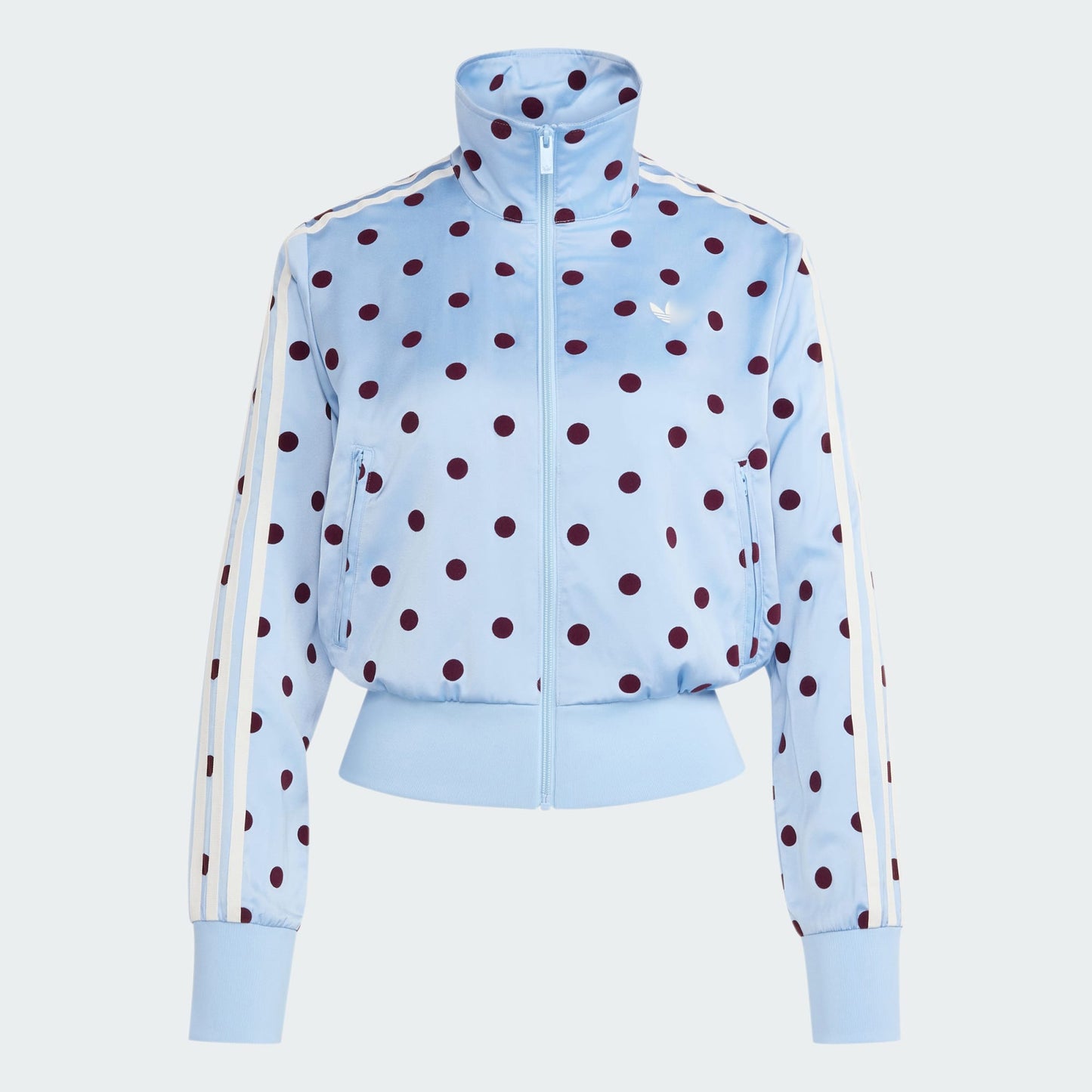 Satin Polka Dots TT Track Top