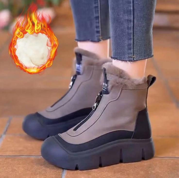 Comfortable Zipper Snow Boots